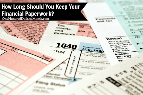 How Long Should You Keep Your Financial Paperwork?