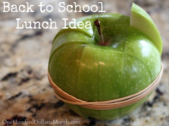 Back to School Lunch Ideas – How to Prevent Apple Slices from Browning