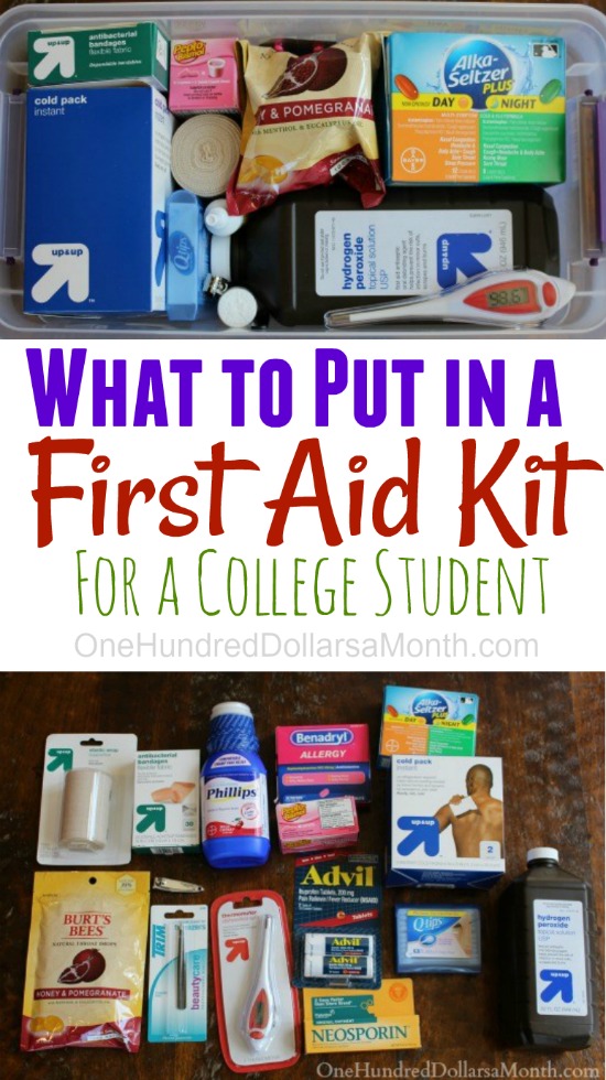 DIY First Aid Kit for College Students