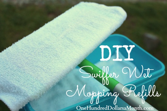 How to Make Your Own Swiffer Wet Mopping Refills
