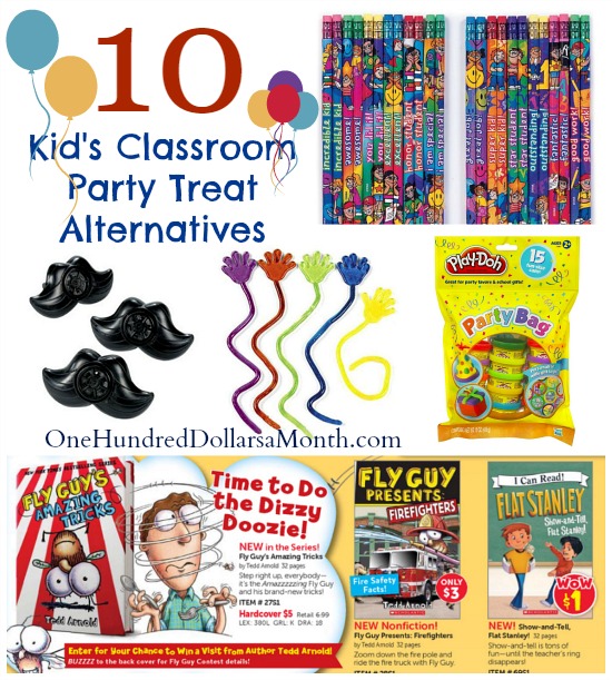 Kid’s Classroom Party Treat Alternatives