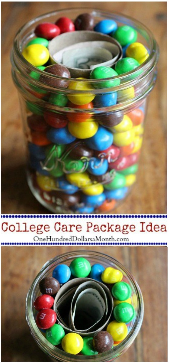 Care Packages for College Students – Money and M&M’s
