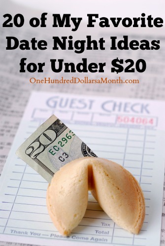 20 of My Favorite Date Night Ideas for Under $20