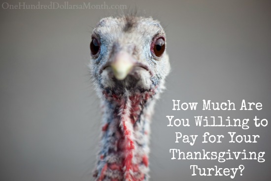 How Much Are You Willing to Pay for Your Thanksgiving Turkey?