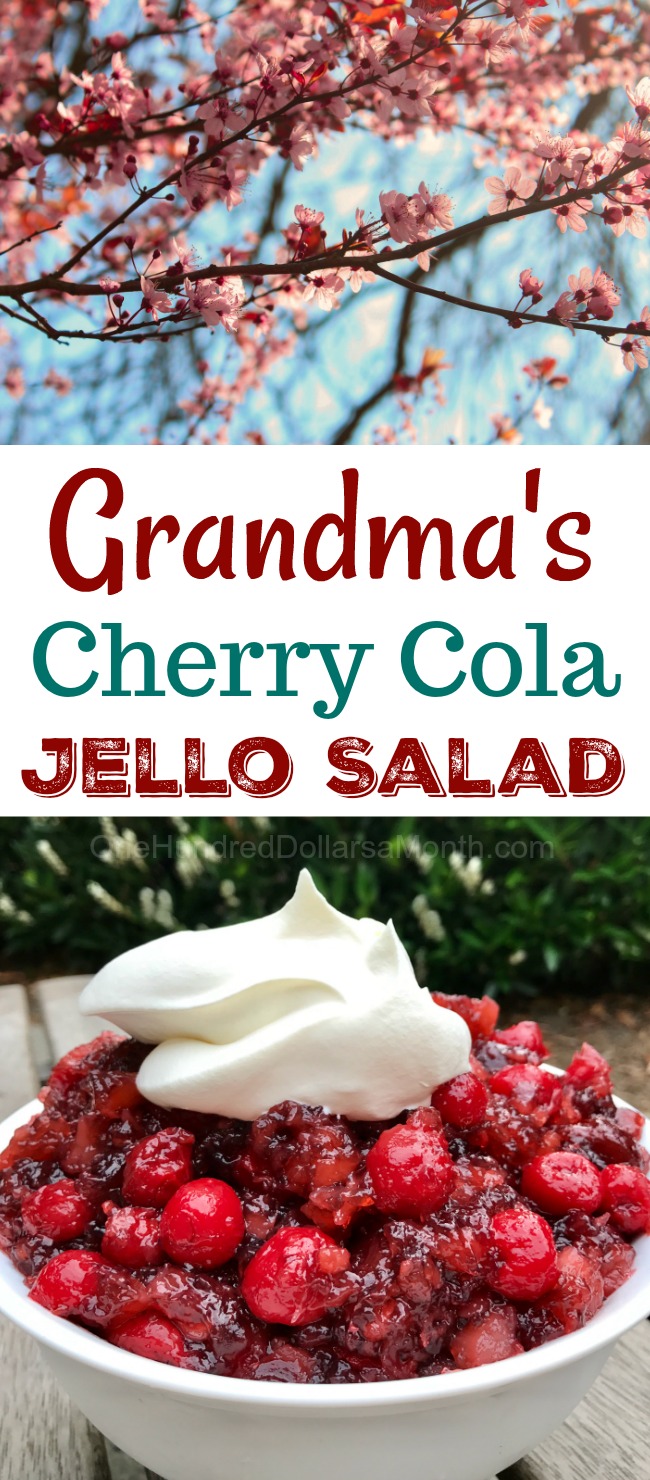 Grandmas Cherry Cola Jello Salad Recipe
