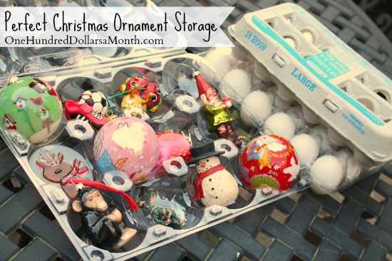 Upcycling Egg Cartons: Perfect Christmas Ornament Storage