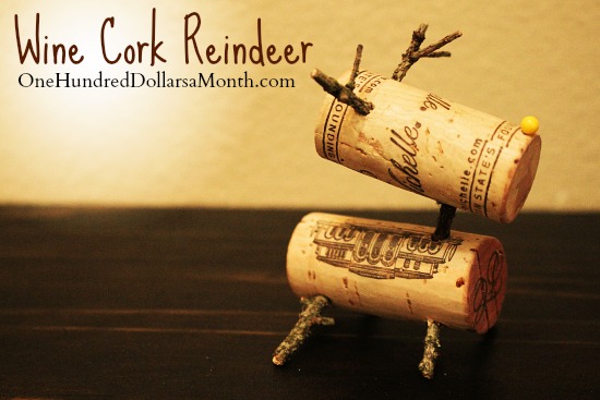 DIY Christmas Craft – Wine Cork Reindeer