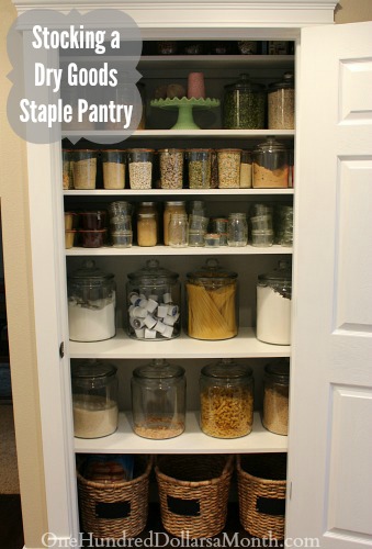Stocking a Dry Goods Staple Pantry