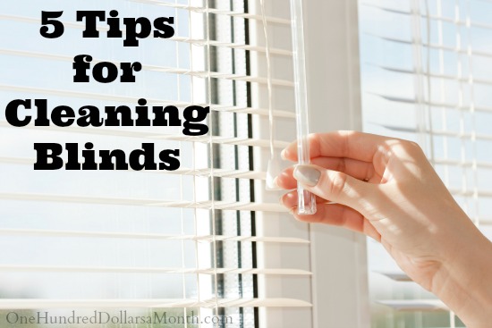 5 Tips for Cleaning Blinds