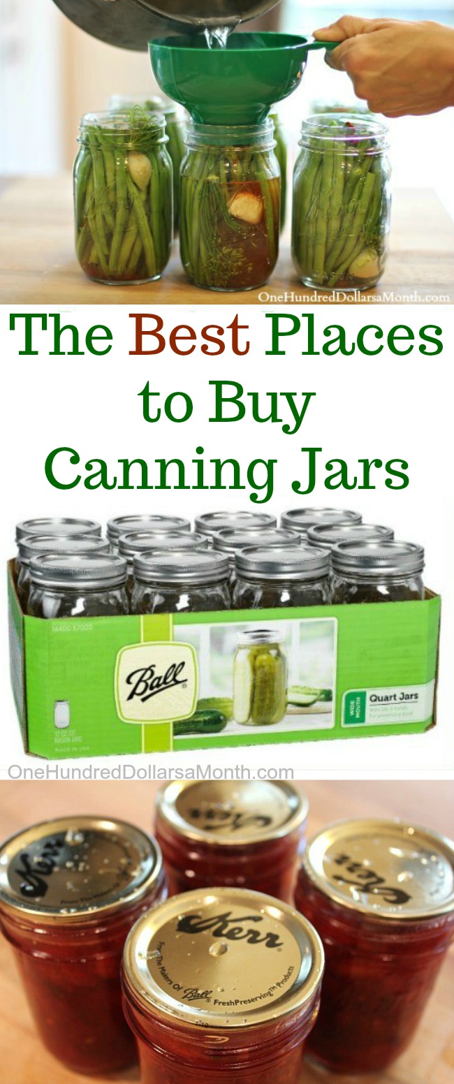 Where is the Best Place to Buy Canning Jars?