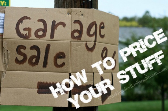 How to Price Things for a Garage Sale