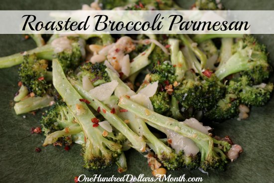Roasted Broccoli Parmesan