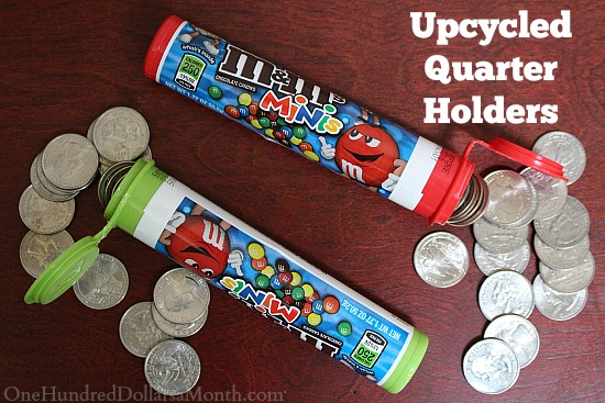 Money Saving Tip: Upcycled Quarter Holders