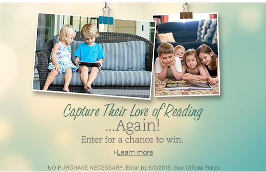 Amazon’s Summer Reading Contest: Win a Kindle Prize Pack for the Whole Family