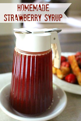 Homemade Strawberry Syrup Recipe