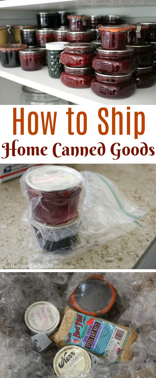 How to Ship Home Canned Goods