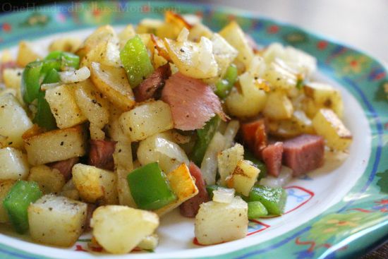 Ham and Potato Scramble