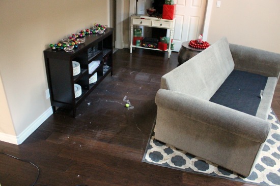 Dust Bunnies, Moving Furniture and Two Christmas Trees