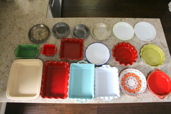 Getting Rid of 1,000 Things – Casserole Dishes and Pie Plates