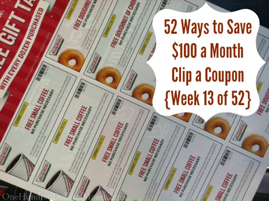 52 Ways to Save $100 a Month | Clip a Coupon  {Week 13 of 52}