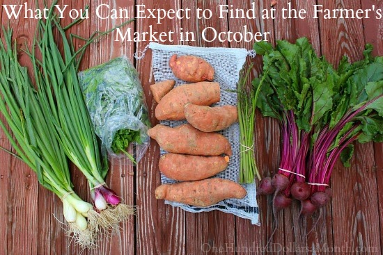 What You Can Expect to Find at the Farmer’s Market in October