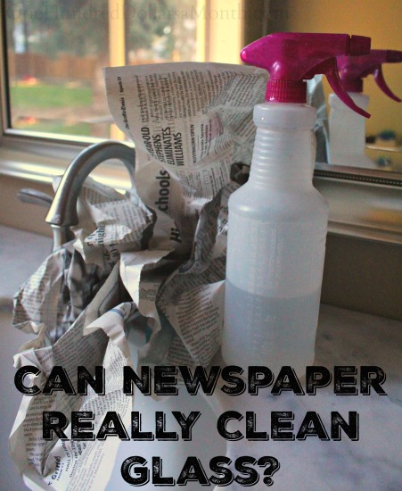 Can Newspaper Really Clean Glass?