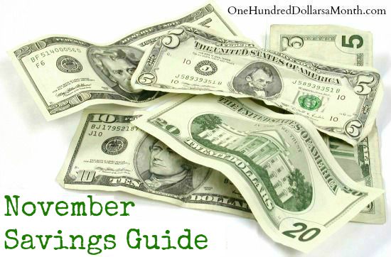 November Monthly Savings Guide – What’s on Sale and What’s in Season