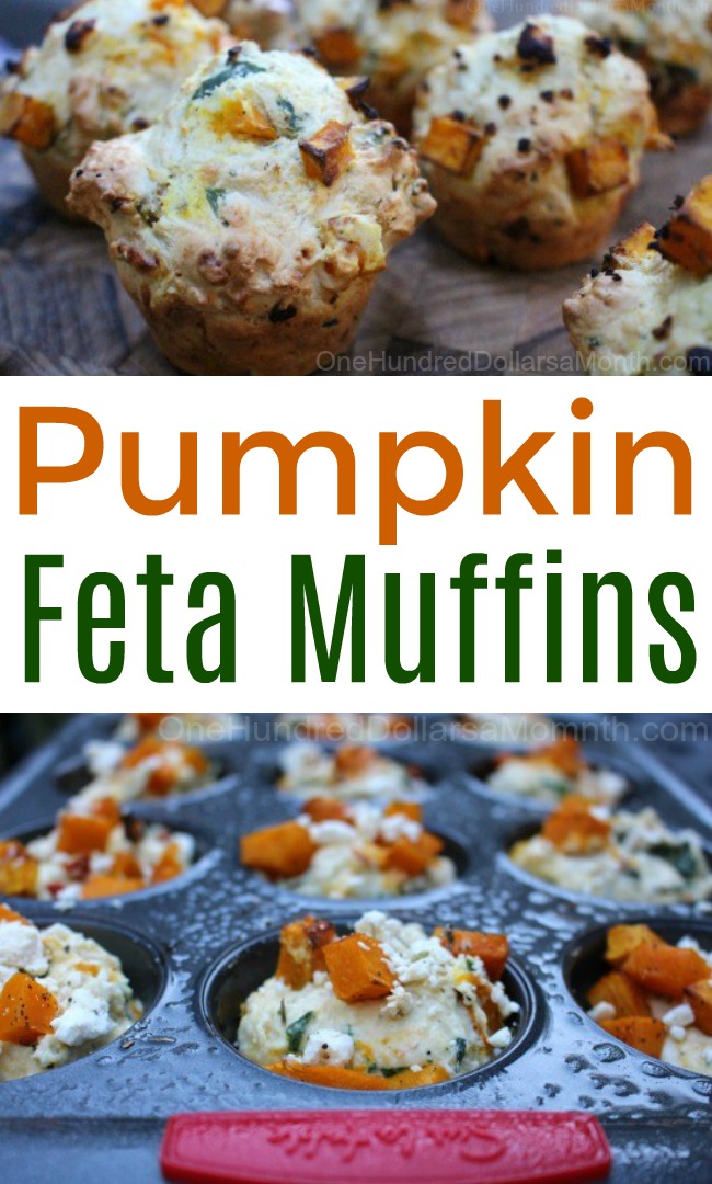 Savory Pumpkin and Feta Muffins
