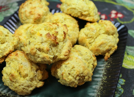 Squash and Thyme Biscuit Recipe Using FoodSaver Preserved Butternut Squash