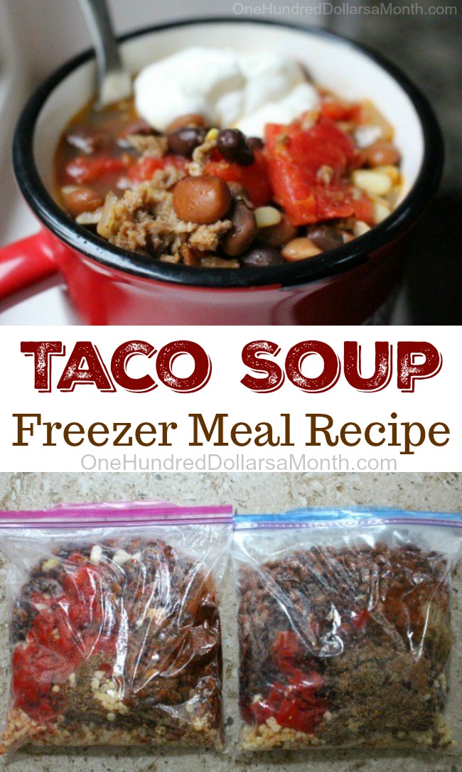 Easy Freezer Meal Recipes – Taco Soup