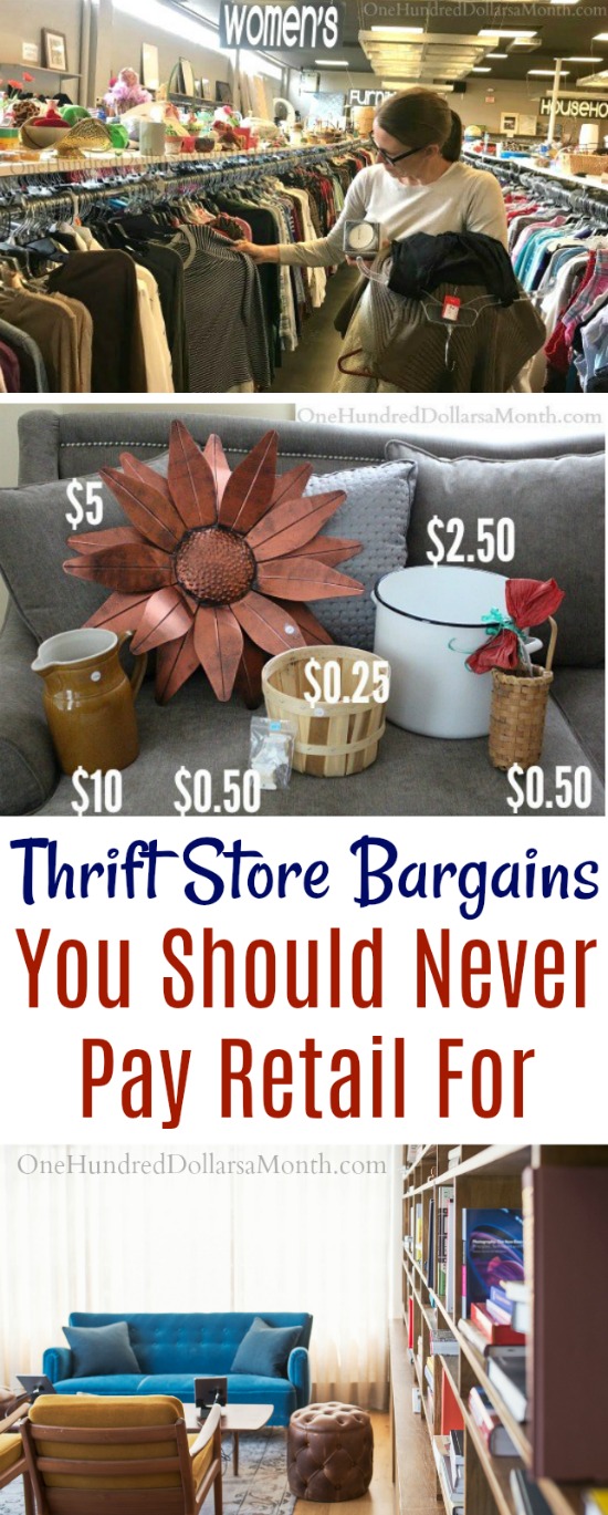 17 Thrift Store Bargains You Should Never Pay Retail For