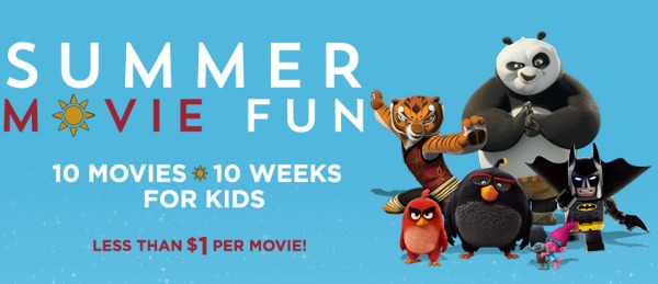 2017 Discounted Summer Movie Programs for Kids